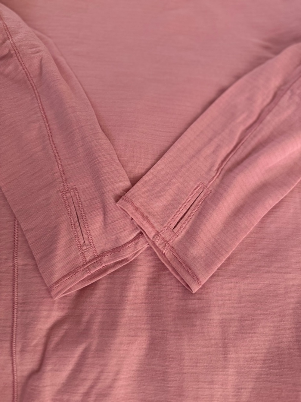 lululemon athletica Long Sleeve Scoop Crew Top in Mauve Pink - Picture 5 of 5
